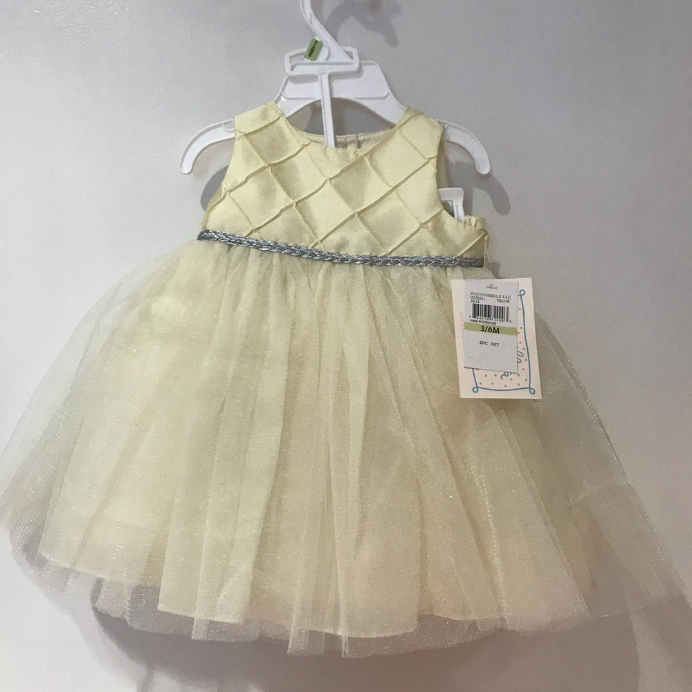 NWT Marmellata Yellow Party Dress